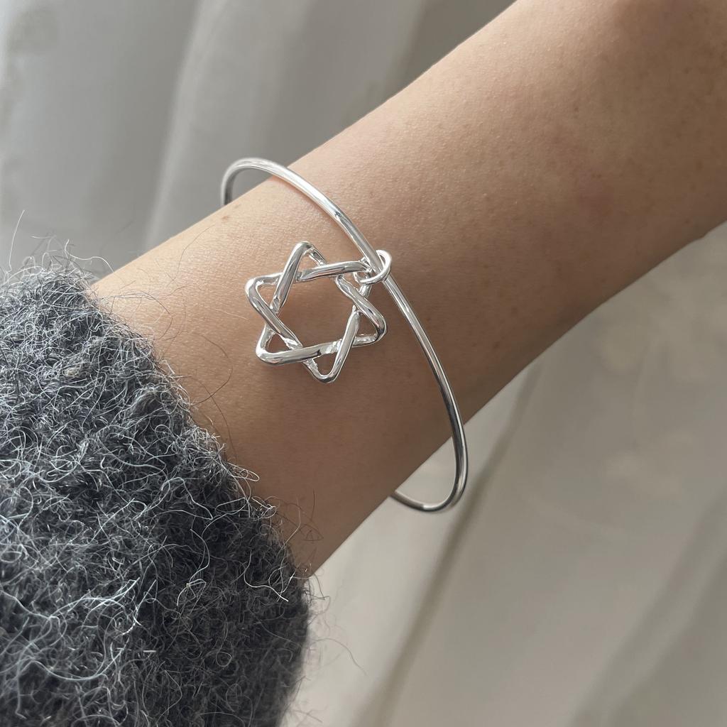 Xiaomi 100% Solid 925 Sterling Silver Metal Bracelet for Women Men Vintage Handmade Simple Narrow Bamboo Bracelets For Birthday Gift