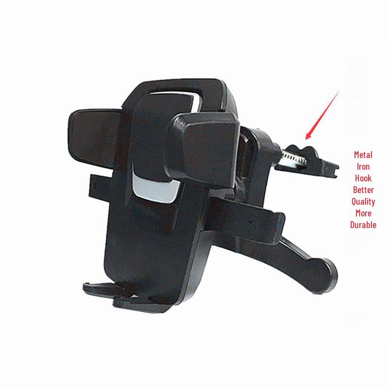Retractable 360° Car Phone Holder with Suction Cup & Air Vent Mount Standard