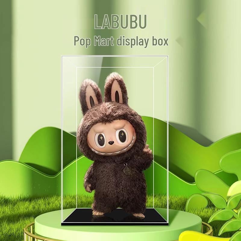 LABUBU ZIMOMO Archangel Acrylic Display Box with Magnetic Door