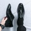 FashionMens Dress Shoes Lace Up Oxfords Men's Formal Original Leather Italian Shoes Men Elegant Casual Business Luxury Social Male Shoe