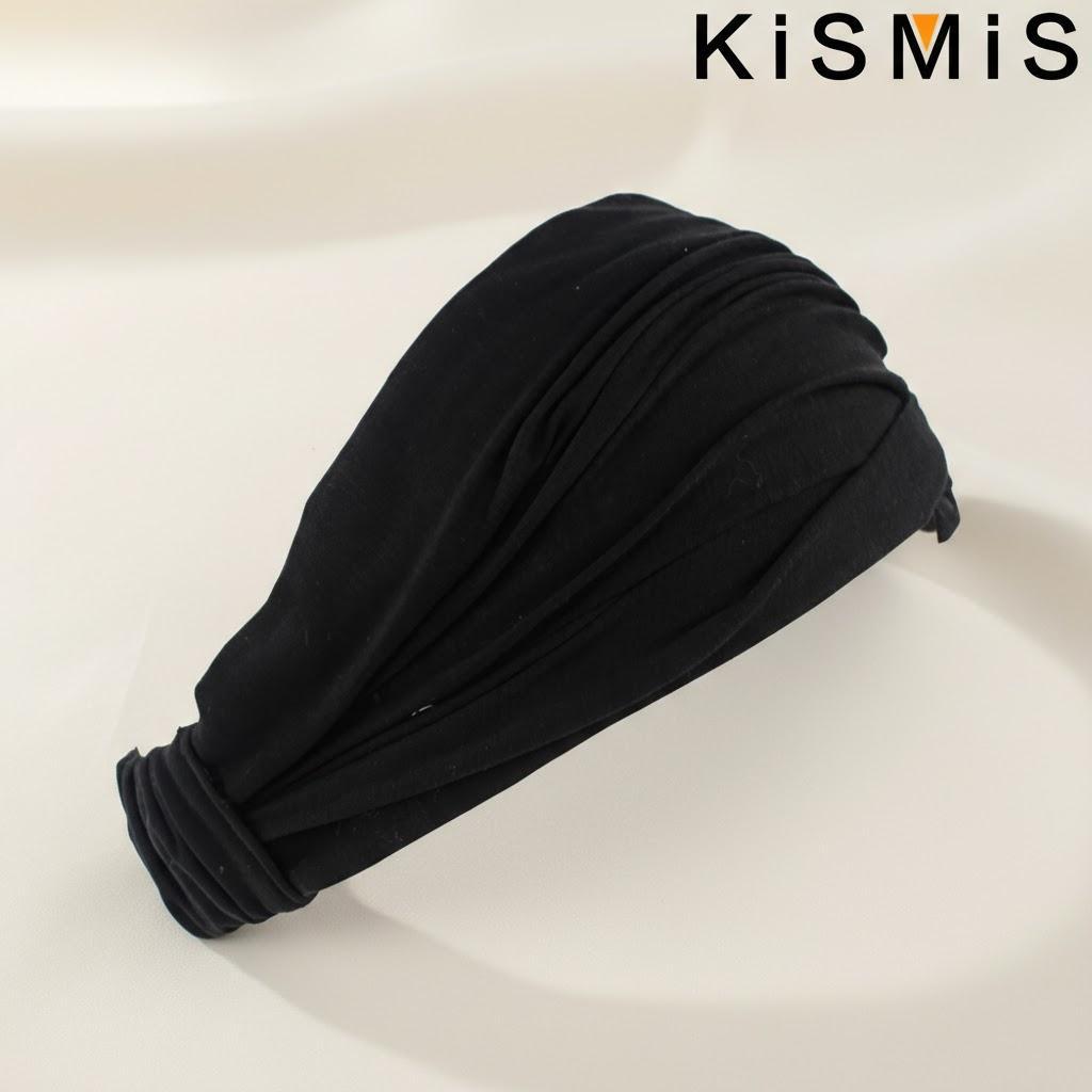 

Fashion Trendy Unisex Headbands Set Comfortable Lightweight Sweatband Hair Accessories Bandana Style чёрный