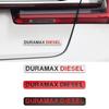 Emblema Insígnia Adesivos Decalque de Metal 3D Duramax Diesel para Para-lama Lateral do Carro Porta-malas Traseiro