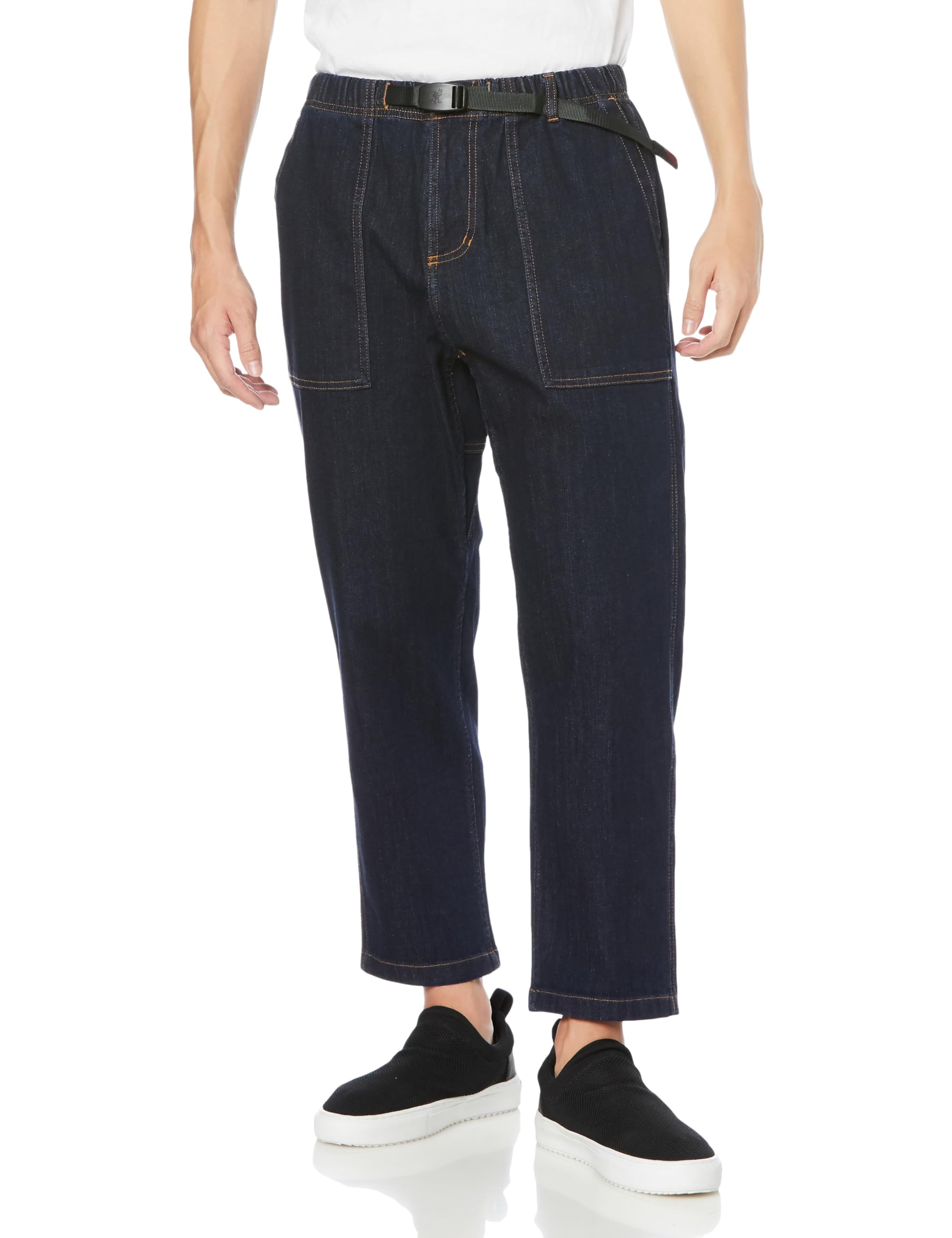 

Брюки Gramicci из эластичного денима свободного кроя с зауженными штанинами | Брюки из эластичного денима свободного кроя с зауженными штанинами, Размер S: Одна стирка