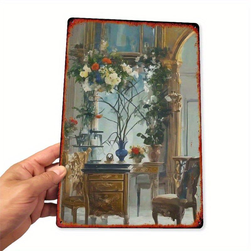 Ретро металлические картины, мебель, украшение гостиной 20x30см