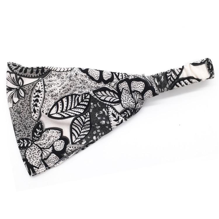 Factory Custom Boho Cotton Elastic Headband Women Summer Head Wrap Sports Yoga Headband Hair Bands Hair Accessories