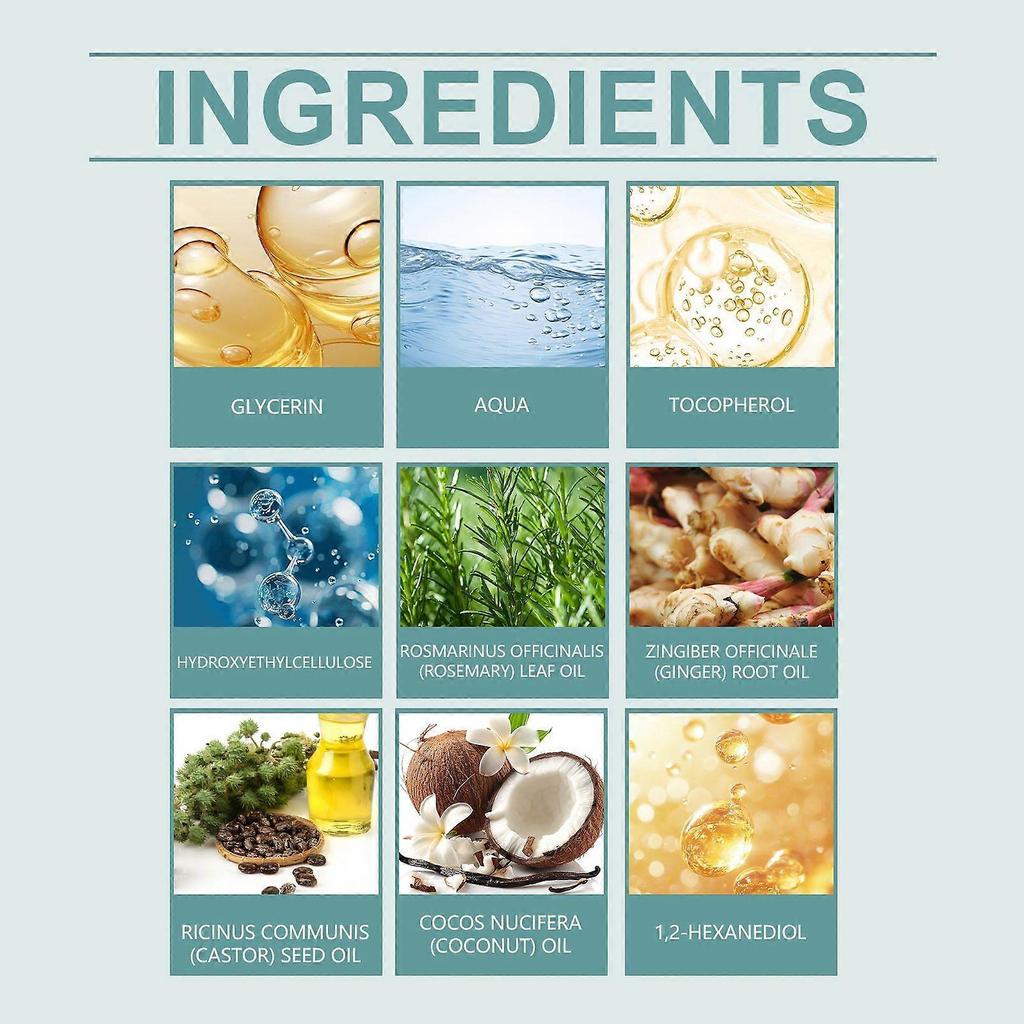Limited time!!Hoegoa Rosemary Hair Care Essential Oil Gentle Nourishing Hair And Scalp Massage, Everyday Hair Care Essential Oil