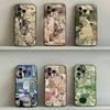 Stickers Collage Label Aesthetic Phone Case For IPhone 17 15 Pro Max 14 Pro 12 11 13 Mini X XR XS 16 Plus SE Back Cover