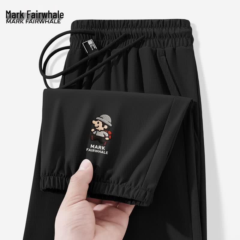 Mark Hua Fei Men s Ice Silk Quick-Dry Casual Pants XL чёрный