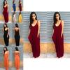 Plus Size Women's Boho Long Maxi Dress For Elegant Beach Holiday Parties