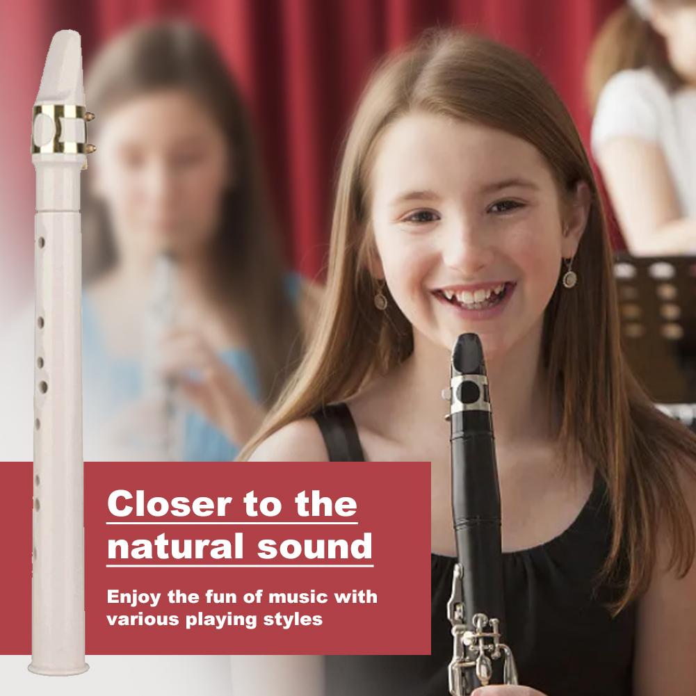 8-Hole Mini Pocket Saxophone with Accessories Portable Saxophone Instrument for Daily Practice Stage Performance