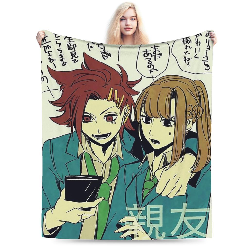 Midori Flannel Throw Blanket Death Game Your Turn To Die Blanket for Bed Travel Lightweight Bedding Throws