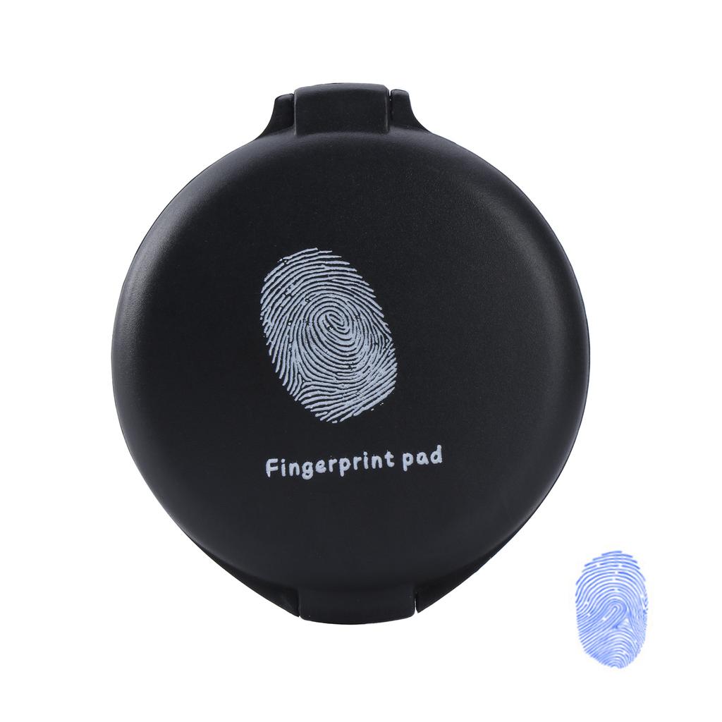 Fingerprint Ink Pad Fingerprint Pad Thumb Print Ink Pad Quick Dry Ink Pad Notary Supplies for Identification Security