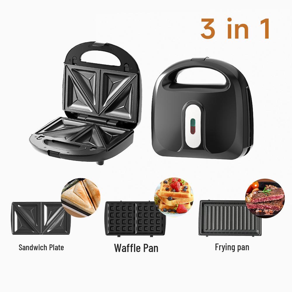 Compact Dual-Sided Pancake & Griddle Press: Multi-Function Cooker for Pancakes, Steak, Eggs, and Sandwiches