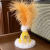 Ethnic Feather Little Lamb Hat Accessories For Kawaii Pp Cotton Baby Lamb Doll Tourist Souvenirs Creative Gift