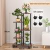 Wrought Iron Multi-Layer Tall Indoor Flower Stand for Living Room or Balcony
