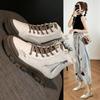 Short Boots Female Autumn Fashion Trend New Fairy Style Casual Thick-soled Lace-up Short Boots Comfortable and Versatile 2024