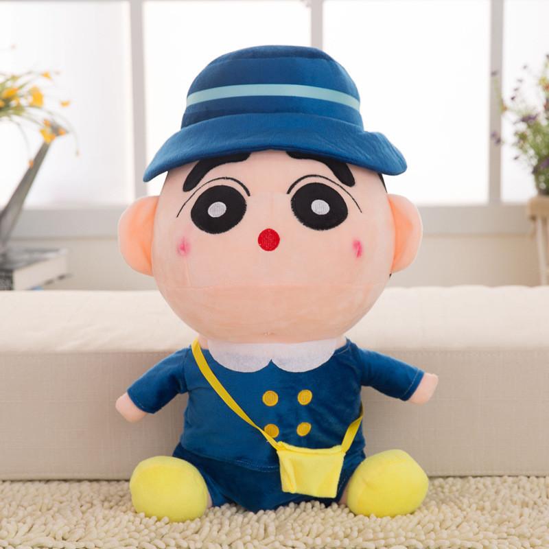 Uniform School Creyon Shin Chan Plush Toy Stuffed Doll Decoration Gift Kids