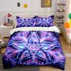 Colorful Mandala Tapestry Set Soft Comfortable Duvet Cover Bedding Set Included 1*Duvet Cover & 2*Pillowcases, Gift