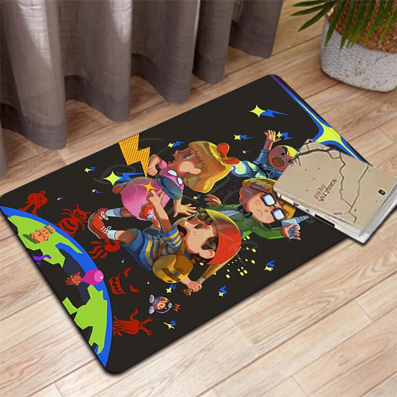 Retro Video Game Characters Rug Floor Mat for Living Room or Bedroom Soft and Comfortable Carpet a Gift for Birthday and Holiday.
