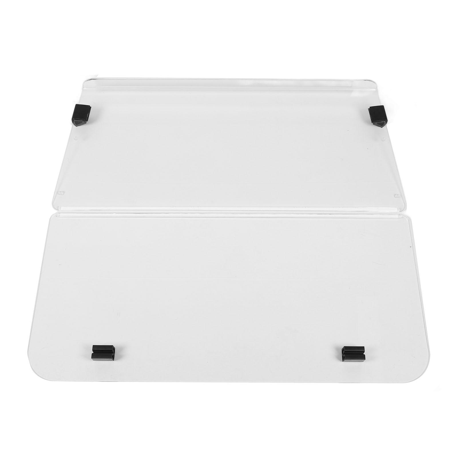 

Лобовое стекло для гольф-кара, прозрачное, 5 мм, акриловое, ударопрочное, складное, прозрачное ветровое стекло