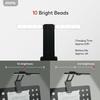 Aroma Music Stand Light, Rechargeable LED Book Light with 2 Levels of Dimming and Adjustable Angle for Piano, Guitar, and Reading