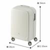 AURA 48cm 33L Suitcase Carry Case Quiet Tires Quiet Ultra Light Carry S LCC Size Stylish Cute Carry Bag TSA Lock Travel Bag Lightweight [Frequenter]