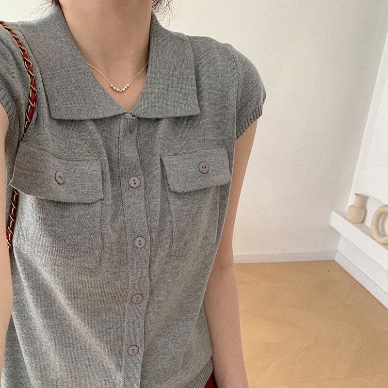 

Женский легкий кардиган из 50% шерсти и 50% шелка Mulberry — универсальный трикотаж на все 4 сезона для комфорта и стиля в любое время года M темно-серого