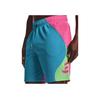 Under Armour Color Block Drawstring Straight Leg Casual Shorts Men Shorts Blue 1361973-417