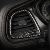 For Dodge Challenger Carbon Fiber Interior Dashboard Air Vent Outlet Cover Trim