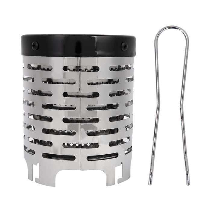 Couverture de chauffage de tente en acier inoxydable pour camping en plein air, mini poêle de chauffage plus chaud pour le camping