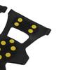1pair 10 Spikes Ice Snow Grips Anti Slip Ice Traction Clts Walk Traction Clts for Shoes Boots Walking Hiking Climbing