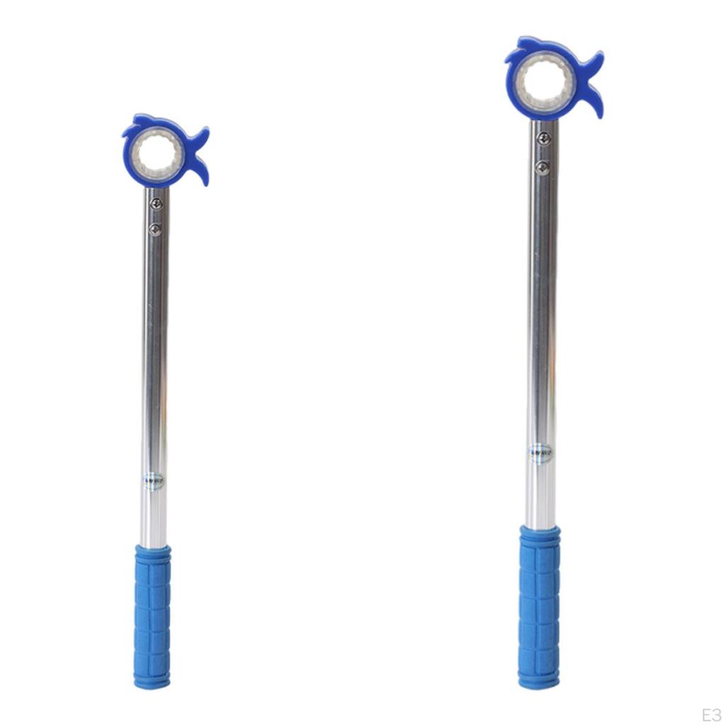 Drapery Pull Rod Adjustable Length Handle Aluminum Alloy Telescopic Pole for Home