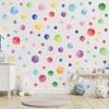 Colorful Polka Dots Wall Stickers for Kids Room Bedroom Nursery Classroom Playroom Backdrop Decoration