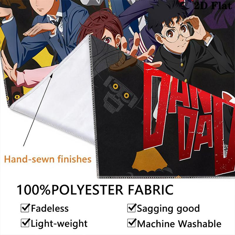 Dandadan ANIME Arazzo da Parete Appeso Estetico Coperta in Tessuto Stampato Arazzi Decorativi per Camera da Letto Soggiorno Arredamento per la Casa