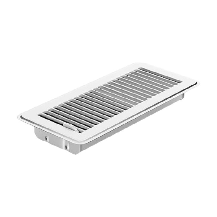 Magnetic HVAC Floor Covers 4X12 Inches Rusts Proof Steel Construction Metal Air Vent Cover With Safety Edges for Home