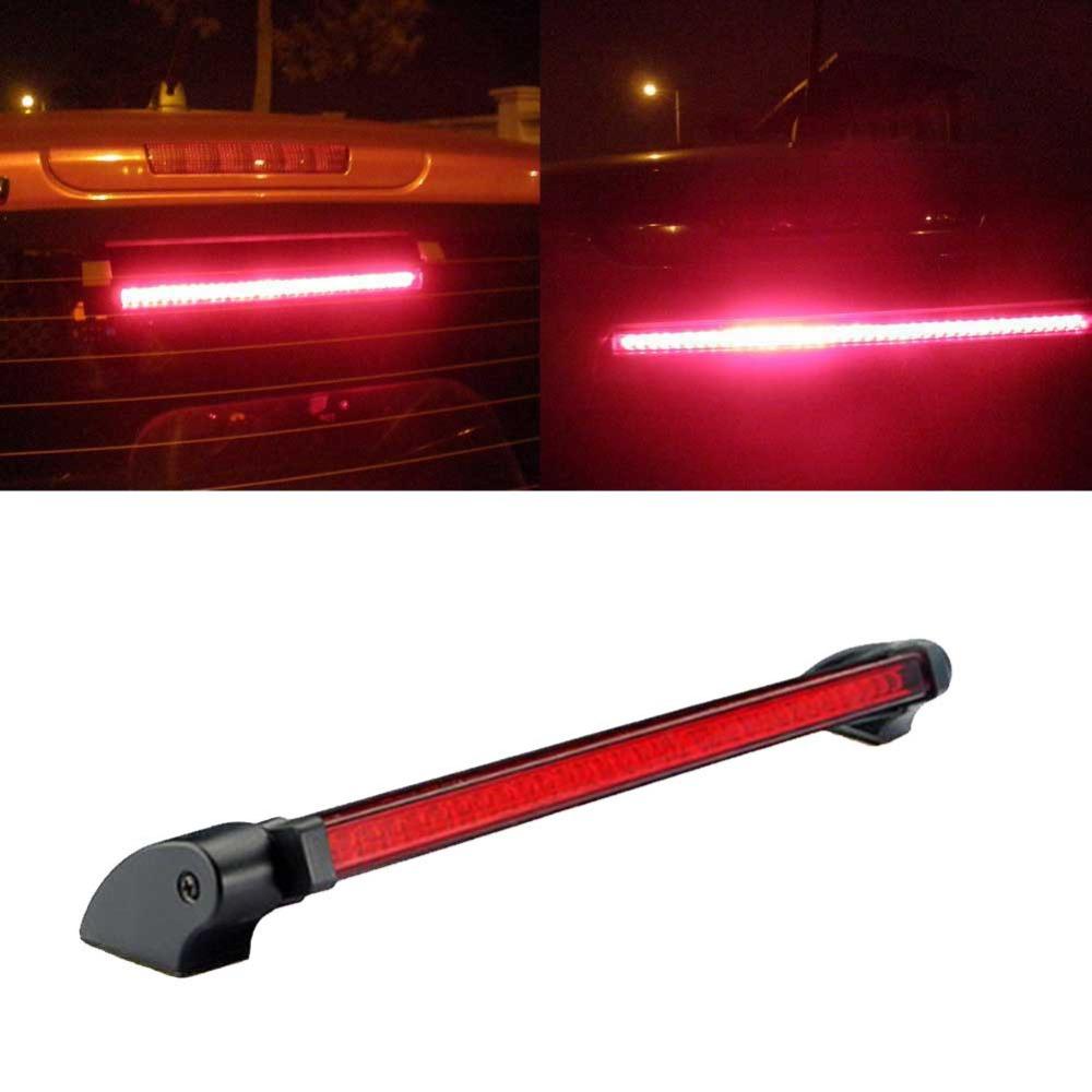 Bară Roșie LED 12V A Treia Lumină de Frână Montată Sus Semnal de Avertizare Stop Lampă Semnalizare Parcare Spate Lumină de Frână Înaltă Lampă Spate Mașină