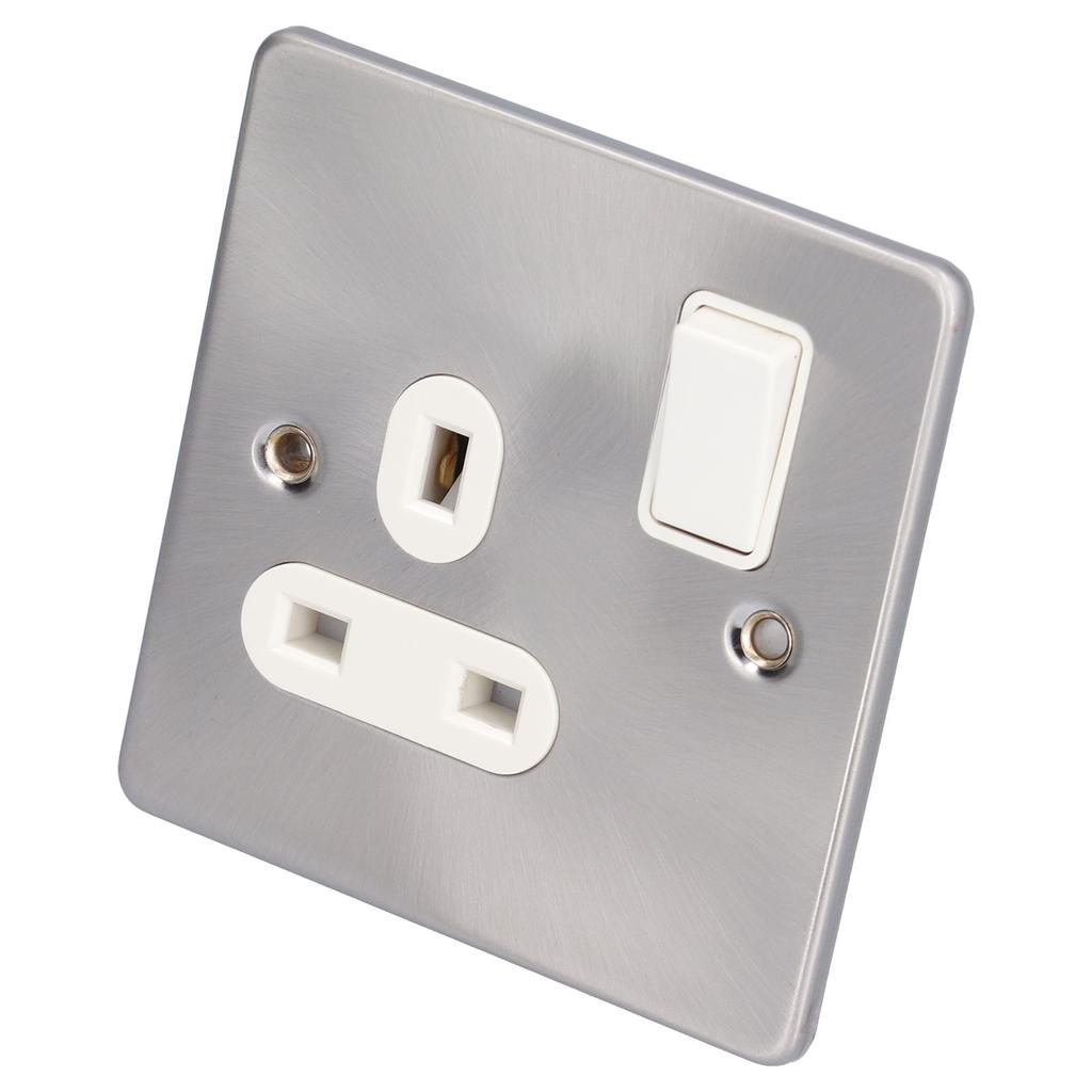 Wall Socket Good Electrical Conductivity Wearable Rust Resistance Fatigue Resistance Outlet Wall Plug for Home