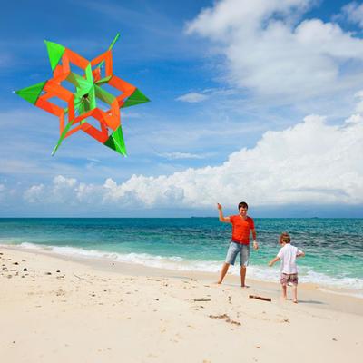 3D Lotus Kite Easy To Fly Heavy Duty Outdoor Beach Park Lawn Kids Adults Kite Toy Family Toddlers Boys Girls Beginner Colorful Flying Kite