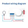 Adjustable 220V Induction Switch 5 8G with 360 Degree Thermal Infrared Sensor and Time Delay for Smart Motion Activation