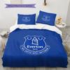 Everton F.C Pattern Bedding,Quilt Set Quilt Cover Pillowcase Home Birthday Gift(1 * duvet cover + 2 * pillowcase, without core)