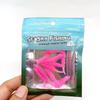 DUODUOYU 10PCS TPE Mini Soft Fishing Lure Silicone Bait 0.3g/40mm Artificial Swimbait Jig Wobbler Bass Bait Fishing Tackle