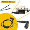 HIAORS Ignition Coil And A7TC Spark Plug For Coolster 125Cc 110Cc 90Cc 70Cc 50Cc Taotao DB10 Cheetah Roketa Baja Kazuma Meerkat 50 Falcon 90 Apollo