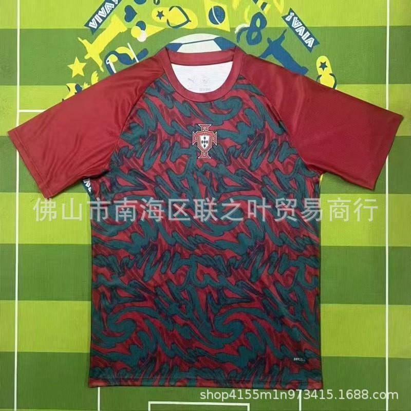Mens Soccer Training Jersey Portugal 2026 Style CR7 B Leo Vitinha Short Sleeve Football Kit