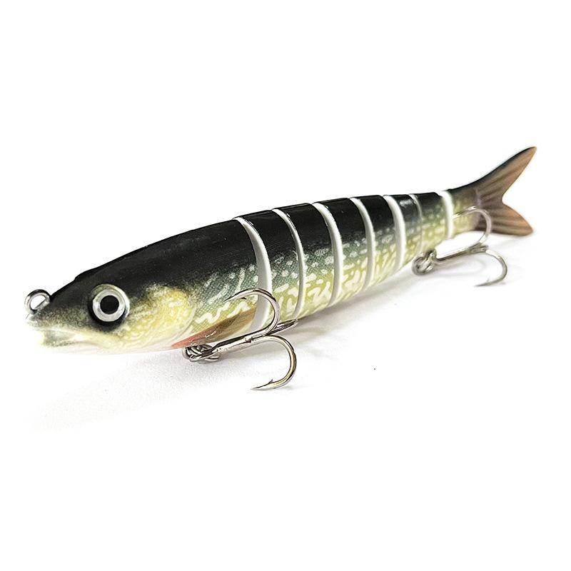 Multi-Joint Simulation Fishing Bait for Trout and Bass - Slow Sink, Realistic Design