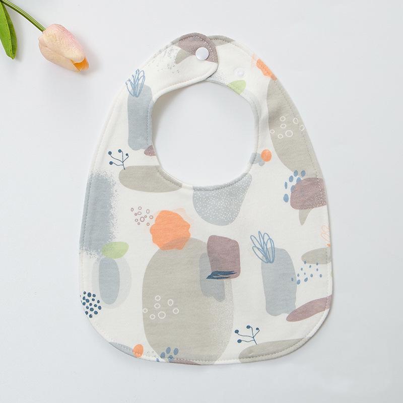 Thick Waterproof Baby Bib - Pure Cotton, Enlarged & Widened for Boys and Girls
