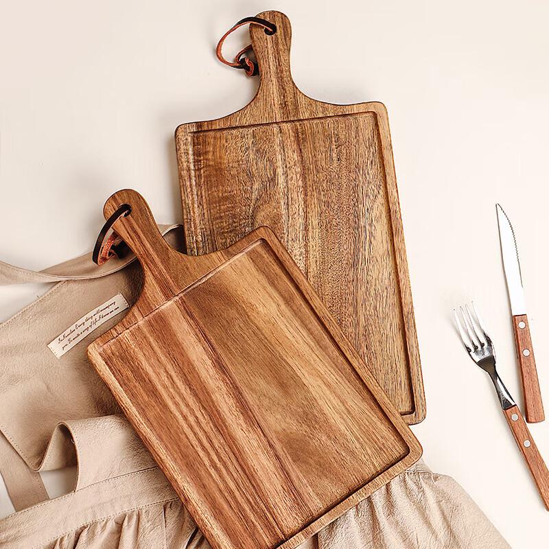 Acacia Wood Rectangular Serving Plate