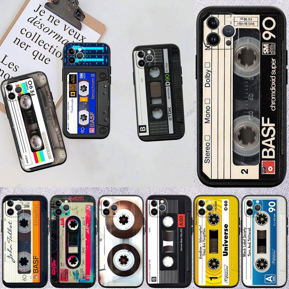 CJ26 Cassette Vintage Tape Phone Case for Motorola Edge 60 60s 70 G86 G56 G54 E14 G04S G45 G54 G64 S30 S50 X30 X40 X50 Ultra Pro