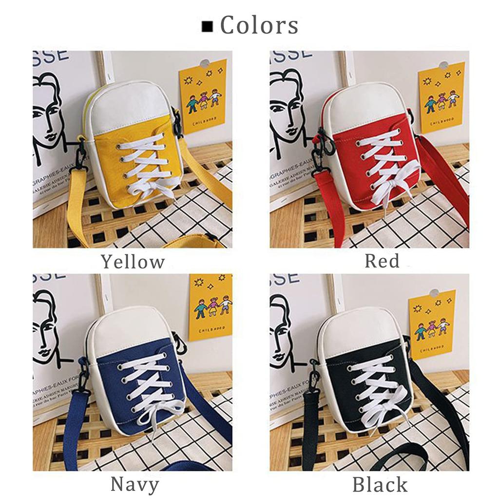 hiro&ai Mini Shoulder Bag for Women, Small Handbag, Crossbody Bag, Compact Design, Lightweight, Organizes Small Items, Popular Gift (Black)