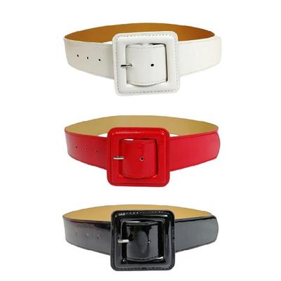 Ceinture large tendance pour femme Ceinture réglable pour robes Pantalons Ceinture de taille Écharpe décorative Couleur unie pour dame Filles