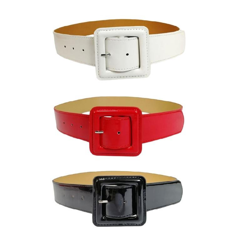 Ceinture large tendance pour femme Ceinture réglable pour robes Pantalons Ceinture de taille Écharpe décorative Couleur unie pour dame Filles